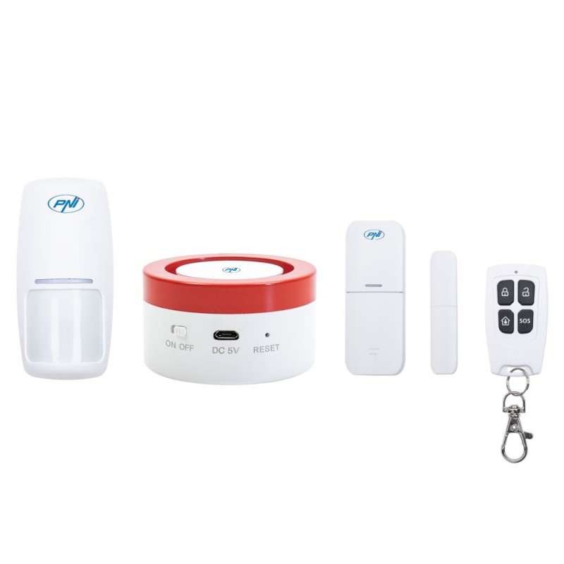 PG600LR Safe House brezžični alarmni sistem, aplikacija TUYA iOS/Android