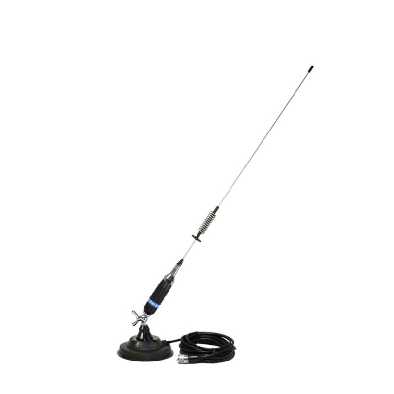 CB antena z metuljem S75, 26-28MHz, dolžina konice 54 cm, magnet 125 mm vključen