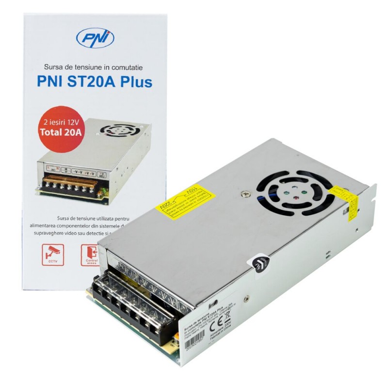 PNI Napajalnik ST20A 12V za nadzorne sisteme