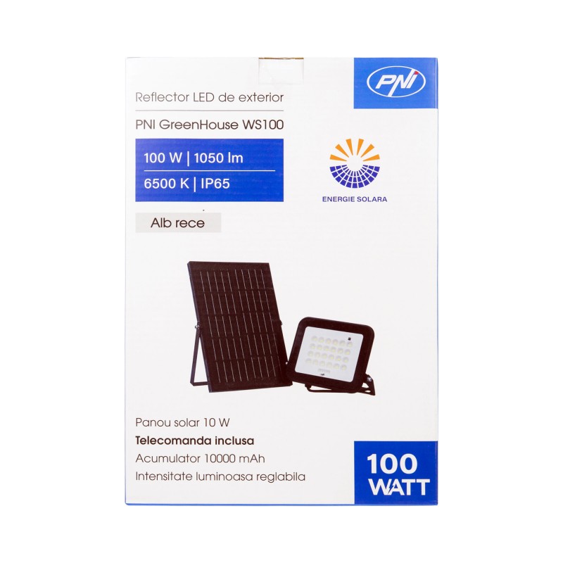 LED reflektor s solarnim panelom WS100 