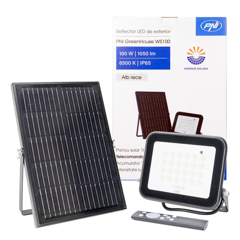 LED reflektor s solarnim panelom WS100 