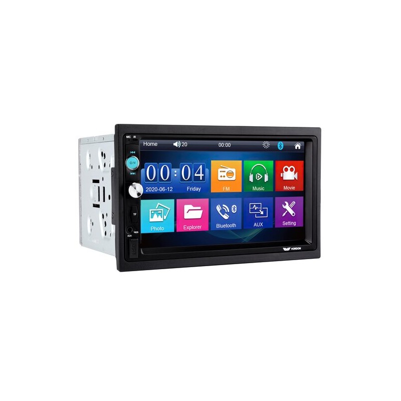 Avtoradio RODOS HT-877BT, Bluetooth, Zrcaljenje zaslona, 2DIN - Odprta embalaža (Odvečni kabli)