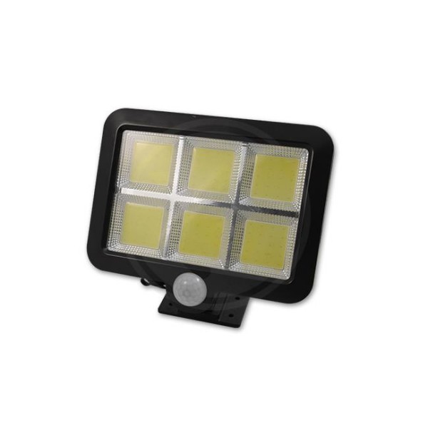 Solarni LED reflektor IP54 6xCOB + senzor