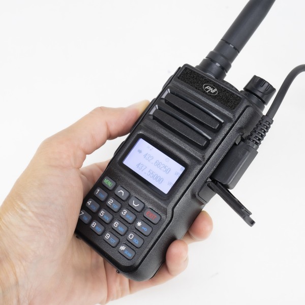 Prenosna VHF / UHF radijska postaja PNI P15UV dual band, z baterijo 1500mAh