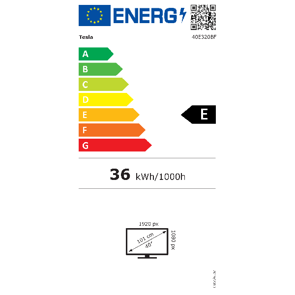 TESLA 40E320BF televizor