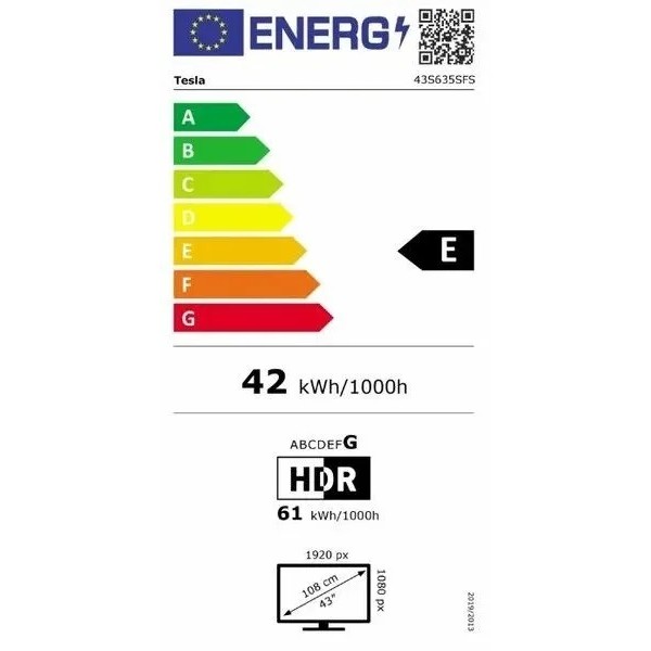 LED TV Tesla 43S635SFS FHD televizor, Google TV