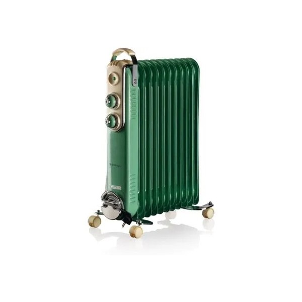 Ariete Oljni reberni radiator 11 Vintage 839, zelen.