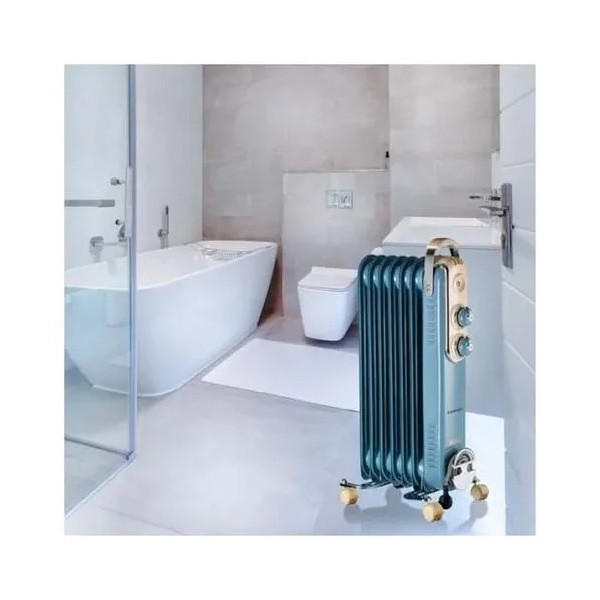 Ariete Oljni reberni radiator 11 Vintage 839, moder.