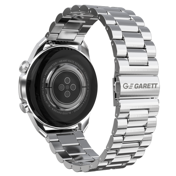 Garett pametna ura V10, srebrno jeklo