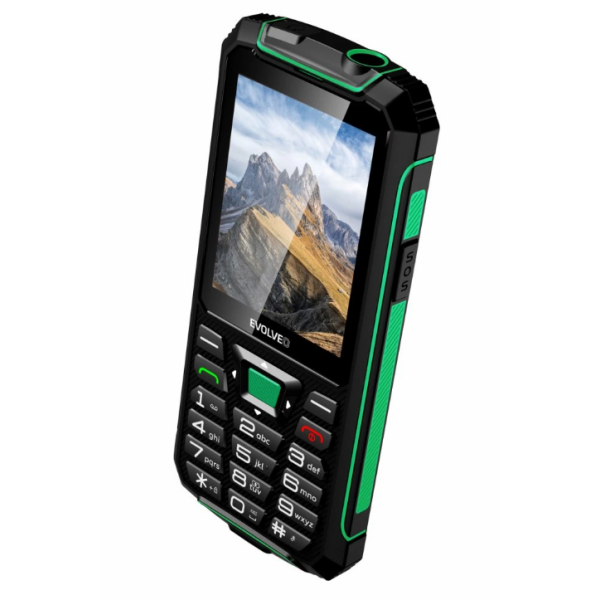 Evolveo GSM aparat StrongPhone W4  črno zelen