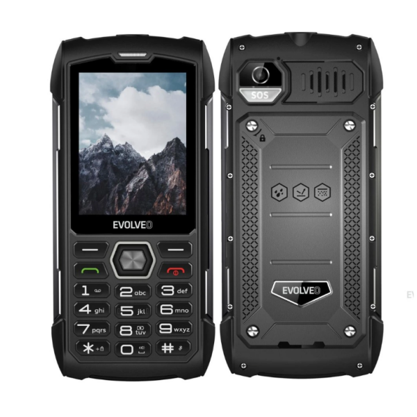 GSM aparat StrongPhone H1 Črno/Siv