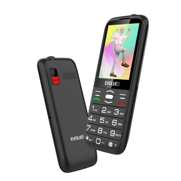  SM aparat Easyphone XO - Črne barve