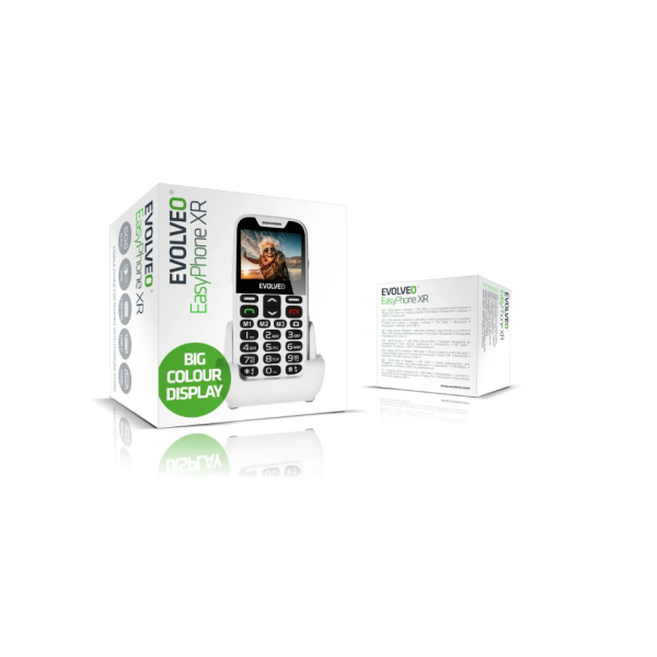 GSM aparat EasyPhone XR - Bele barve