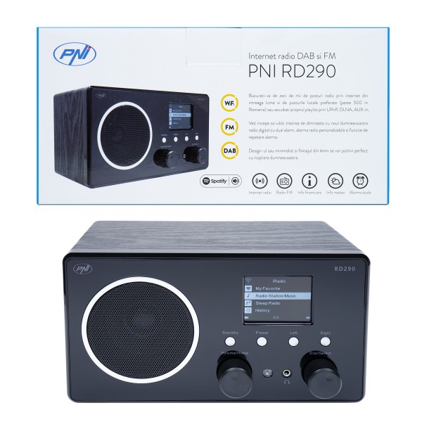 RD290 Dab+,internetni radio,Wifi,DLNA,Alarm -RABLJENO