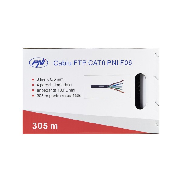 PNI KABEL FTP CAT6 F06  305m