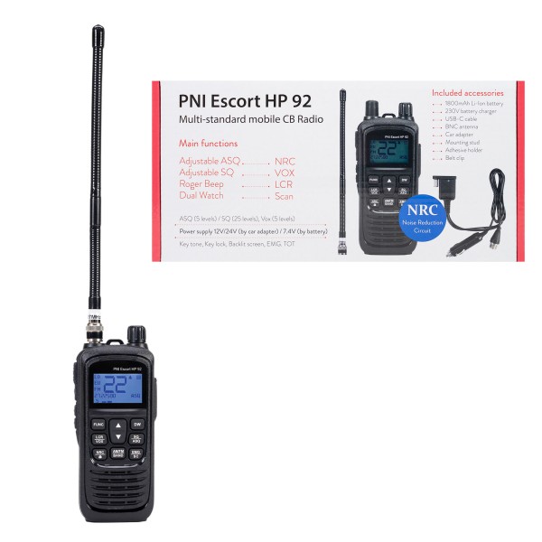 Prenosna CB postaja ESCORT HP 92