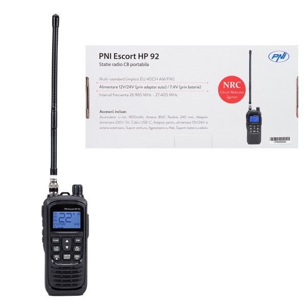 Prenosna CB postaja ESCORT HP 92
