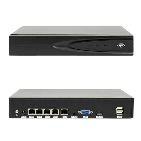 PNI House IP810 videonadzorni paket + 4 PNI IP8POE kamere