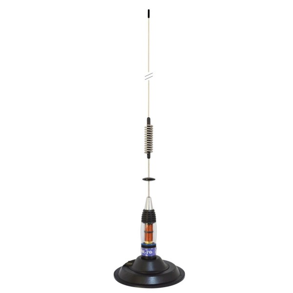 Antena CB ML70, dolžina 70 cm, 26-30 MHz, 200 W, magnet 145 mm