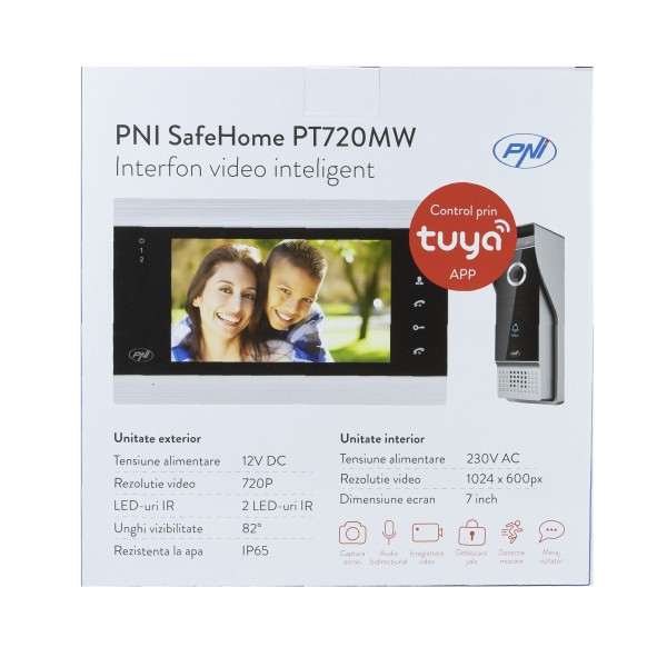 PNI SafeHome PT720MW WiFi HD pametni video domofon