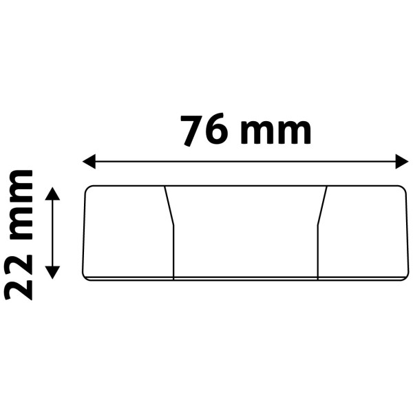 LED vgradna svetilka ACRPCW-R-6W-ALU 6W 6400K okrogla