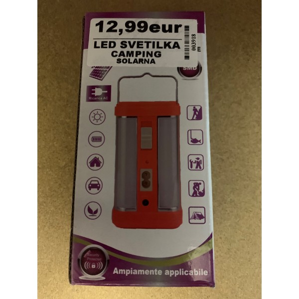 LED Solarna CAMPING Svetilka