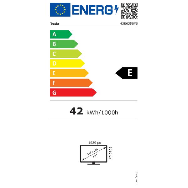 TESLA 43E635BFS LED televizor, Android TV