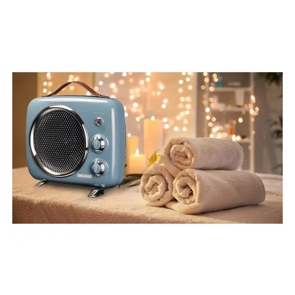 Ariete Ventilatorski grelnik Vintage 808, moder.