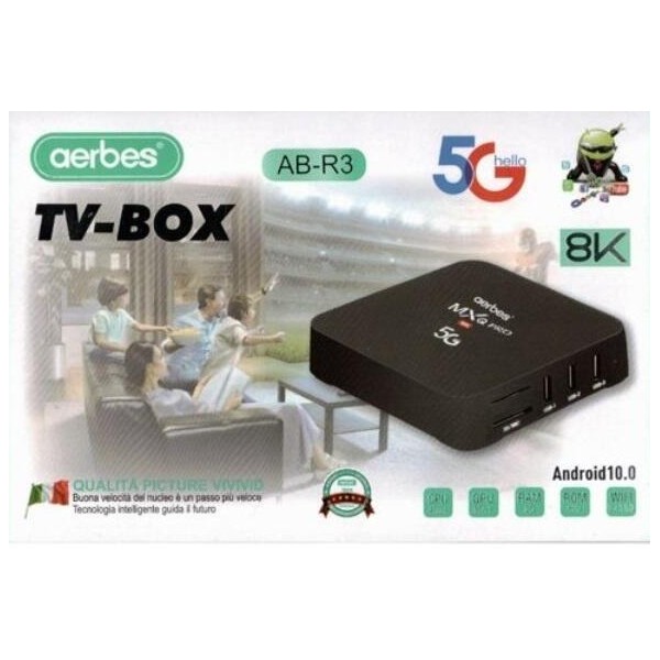 Android box AB-R3 4K 2GB/16GB, Android 10
