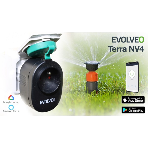 Terra NV4, pametna Wi-Fi zunanja vtičnica, IP44, Android/iOS