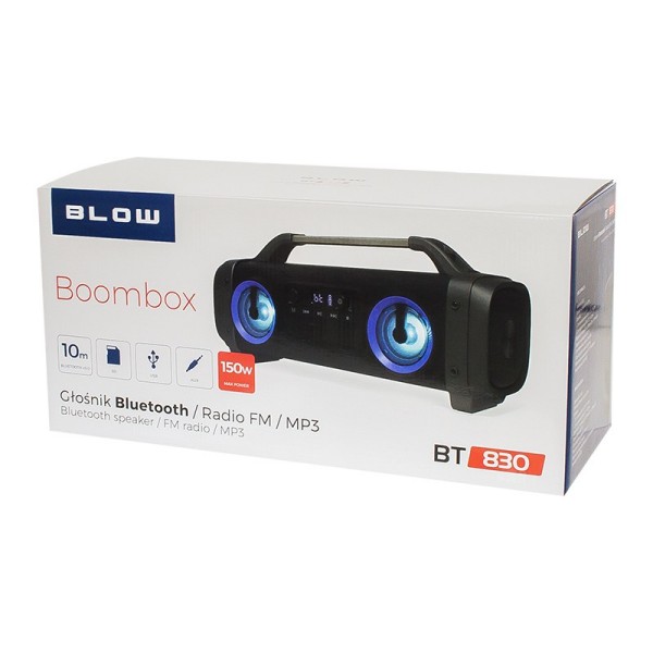 Bluetooth zvočnik BOOMBOX BT830 I 150W I 4 zvočniki I 3600mAh