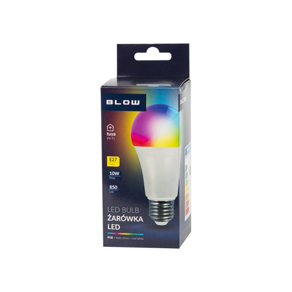 LED žarnica E27 10W 230V RGB+CW WIFI 87-410