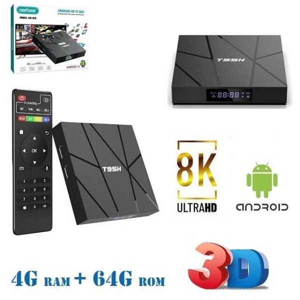 AB-R15 Android Box 8K UHD HDR, 4GB/64GB, Android 10