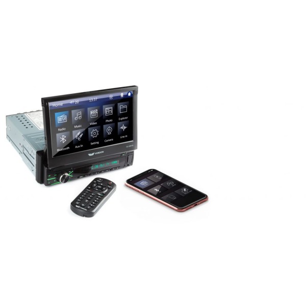 Avtoradio AC-5201 Kent, Bluetooth, Mirrorlink, Velik LCD