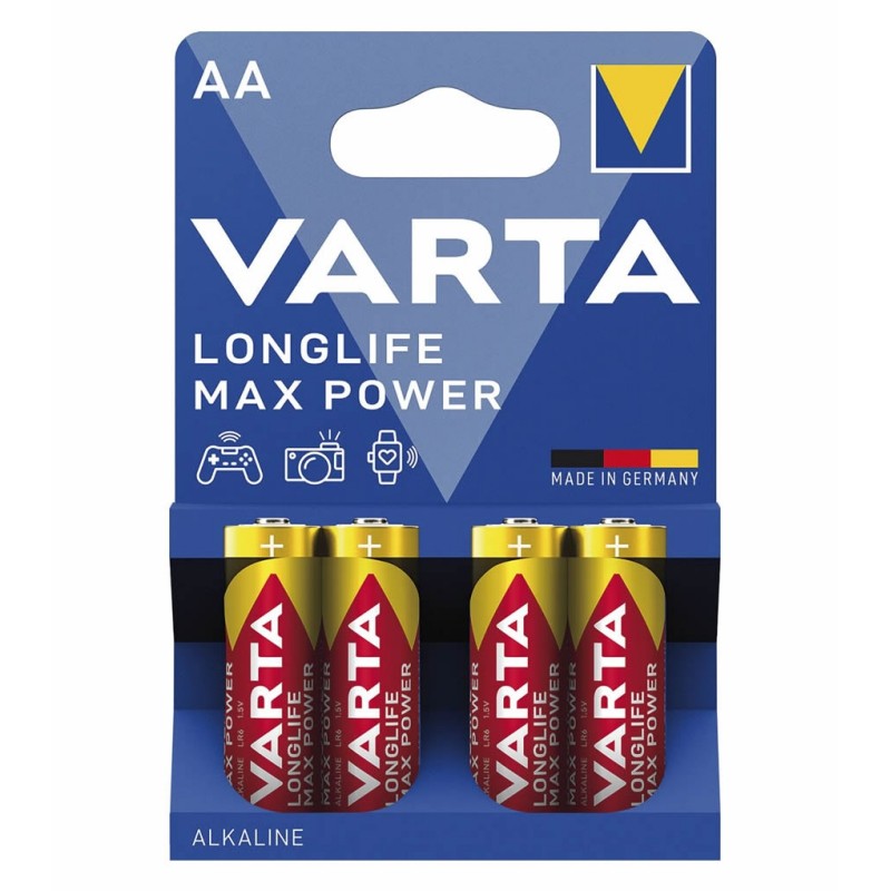 VARTA baterie Longlife Max Power AA - 4X