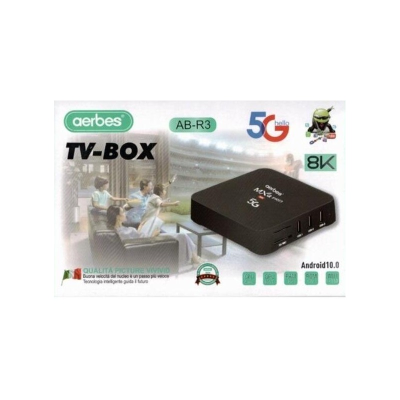 Android box AB-R3 4K 2GB/16GB, Android 10