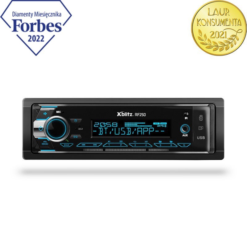 RF250 avtoradio 4x50W, Bluetooth