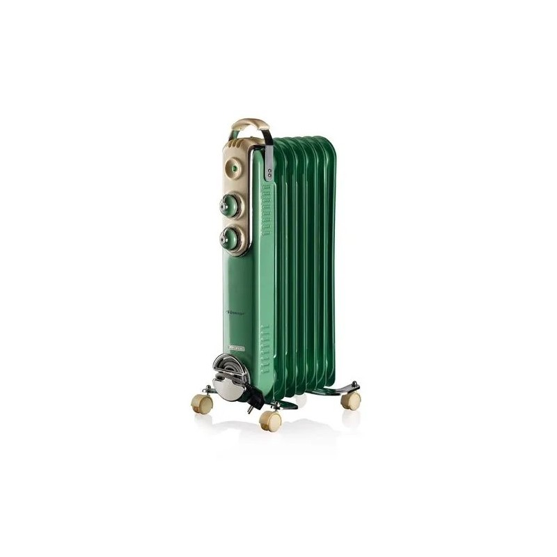 Ariete Oljni reberni radiator 7 Vintage  zelen.