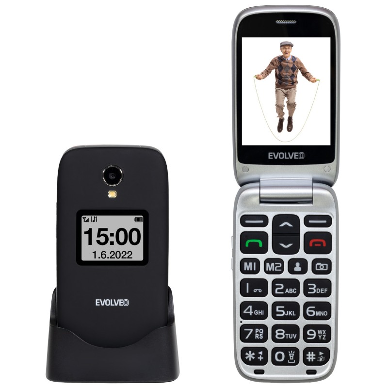 EVOLVEO EasyPhone FS črn