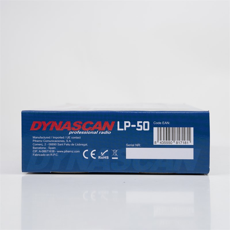 Dynascan LP-50 PMR446 – Prenosna PMR radijska postaja z IP67 zaščito