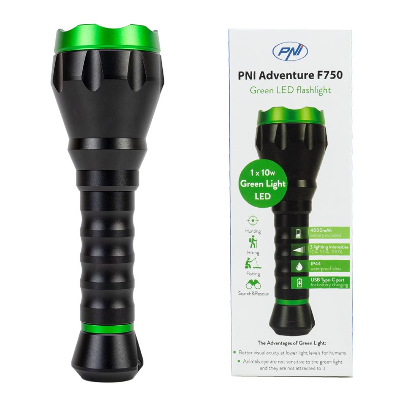 aluminijaste svetilke Adventure F750 Green Light