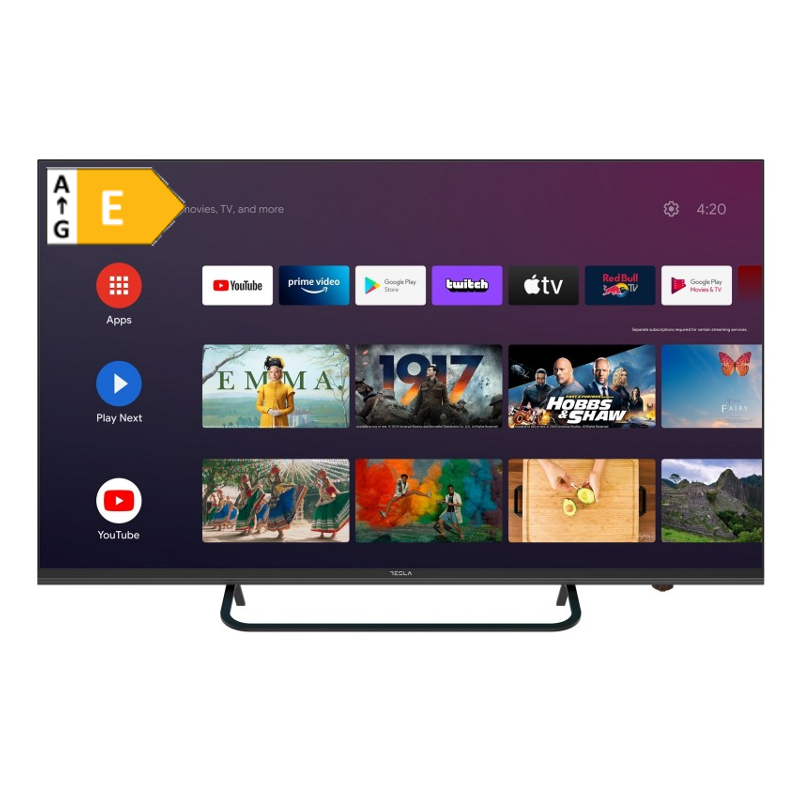 Tesla 50E625BUS 4K Ultra HD, Android Smart LED TV, 127 cm