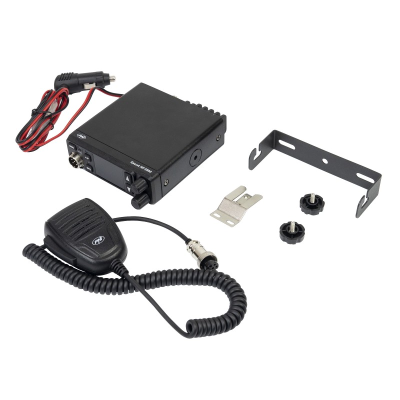 CB radijska postaja PNI Escort HP 5500, multistandard, 4 W, AM/FM, 12 V/24 V, ASQ, RF Gain, priložen vtič za avtomobilski vžigalnik