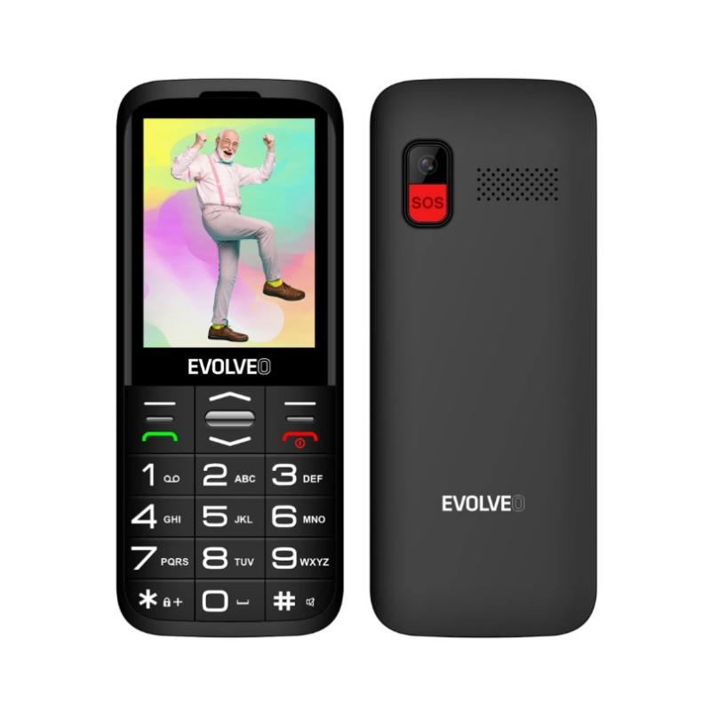 SM aparat Easyphone XO - Črne barve