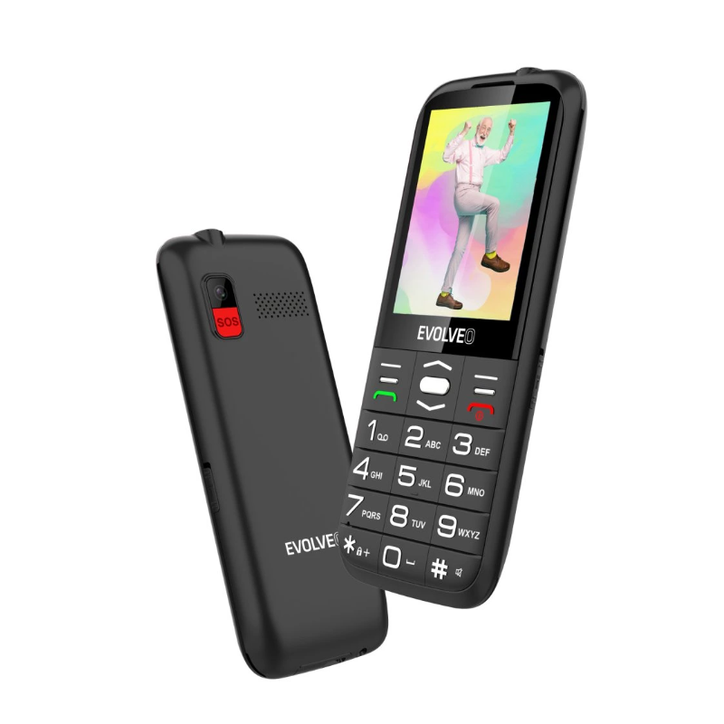 SM aparat Easyphone XO - Črne barve
