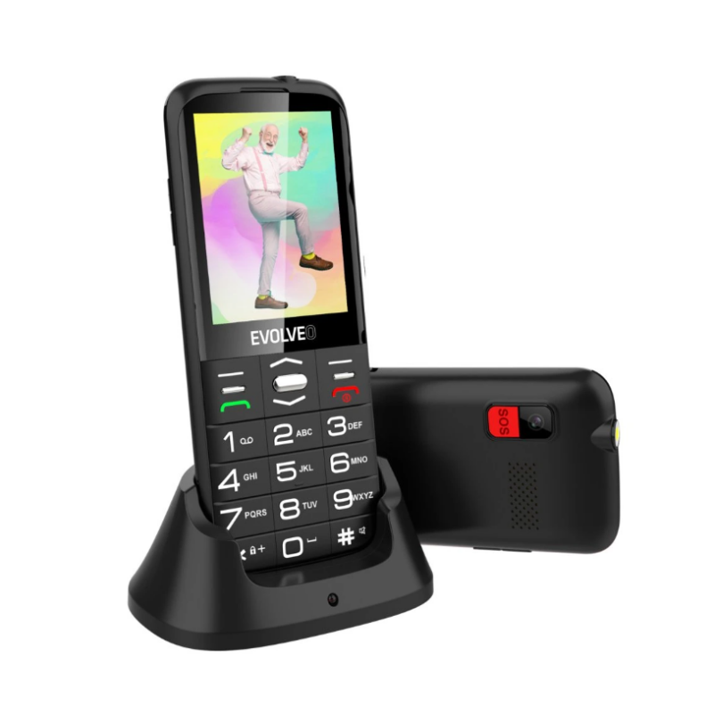 SM aparat Easyphone XO - Črne barve