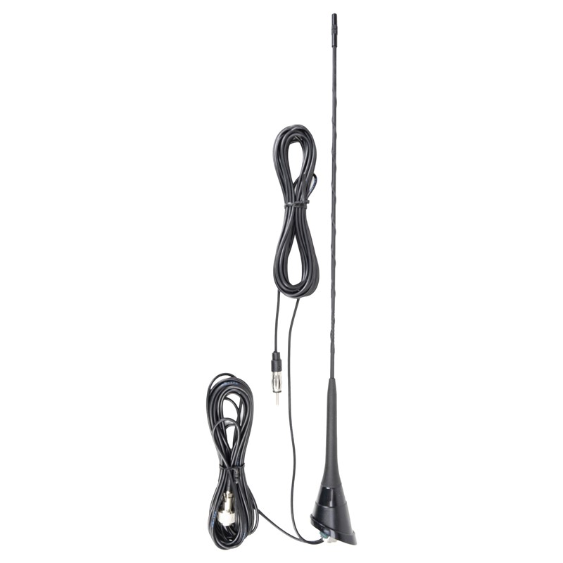CB antena PNI Duplex 2000 CB-FM, 26-28MHz (CB), 87-108MHz (FM), CB kabel in FM kabel 5 metrov, steklena vlakna, dolžina 490 mm