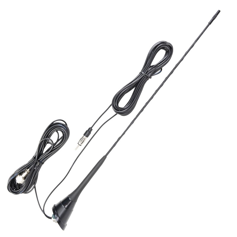 CB antena PNI Duplex 2000 CB-FM, 26-28MHz (CB), 87-108MHz (FM), CB kabel in FM kabel 5 metrov, steklena vlakna, dolžina 490 mm