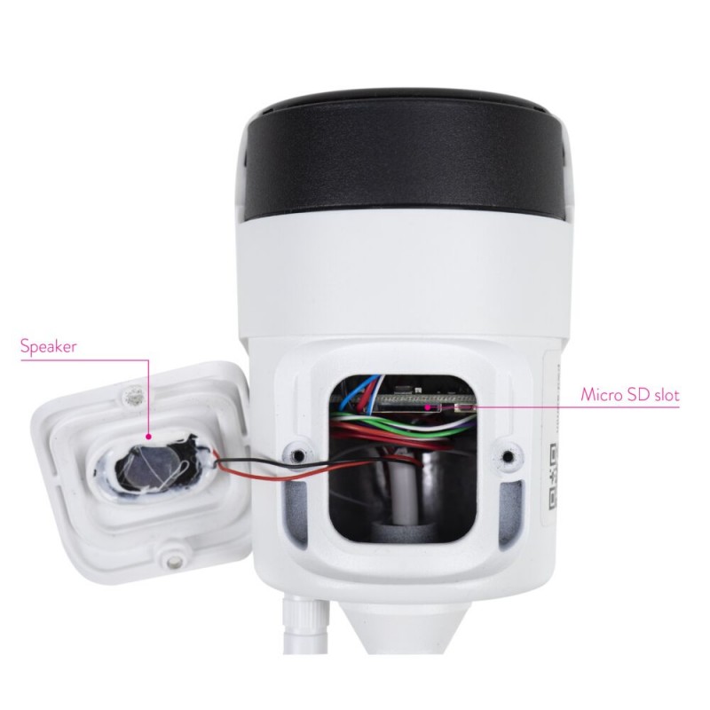 IP52, brezžična nadzorna kamera 2MP 1080P, microSD, nočni način, CAMhi Odprta embalaža