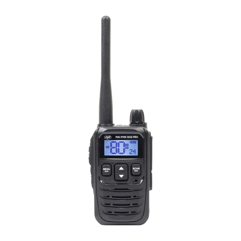 Prenosna radijska postaja PNI PMR R45 PRO 446MHz, 0,5W, 99 programabilnih kanalov